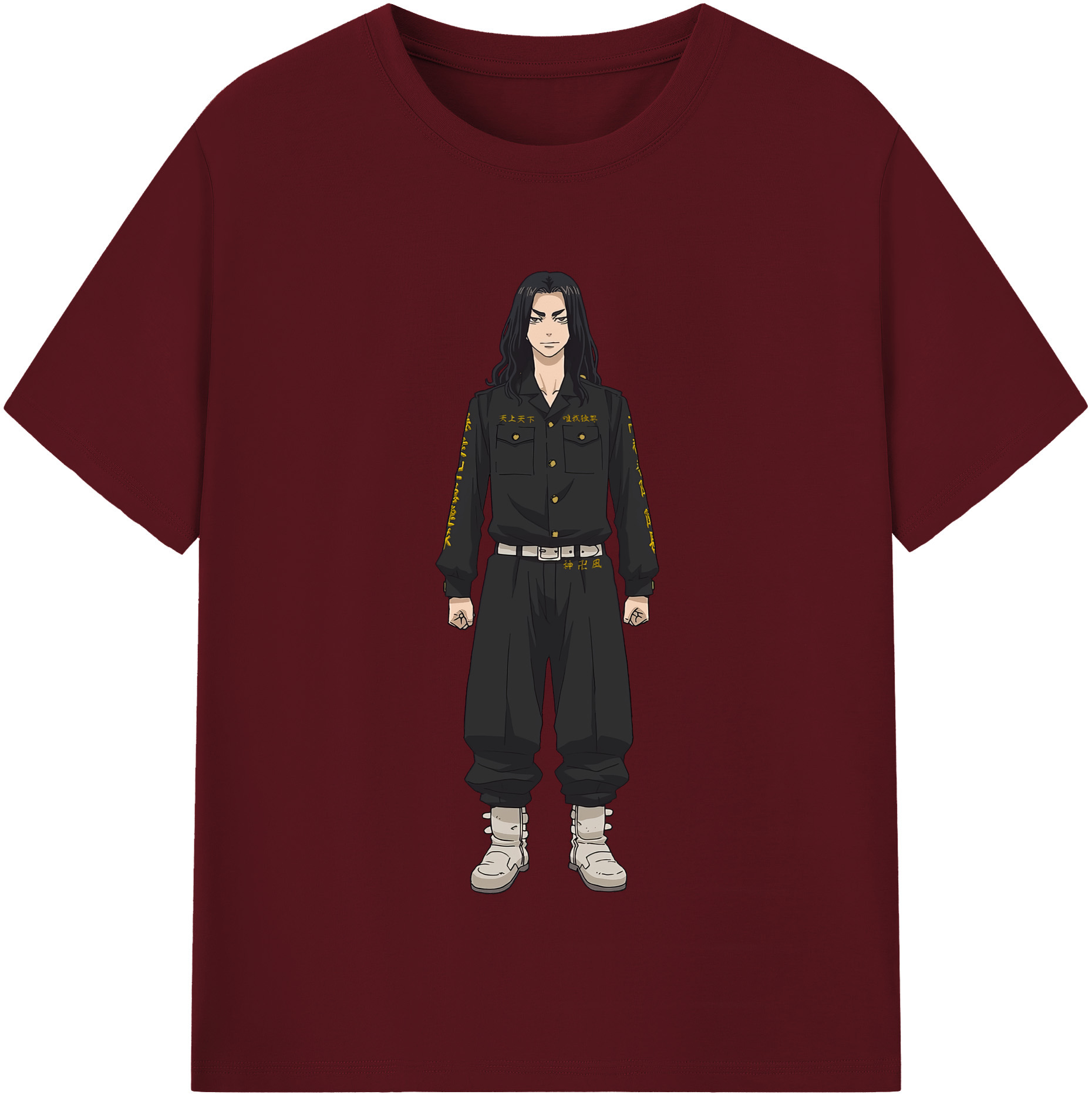 （画像用） 東京リベンジャーズ Tokyo Revengers 綿100％半袖Tシャツ（フロントプリント）
